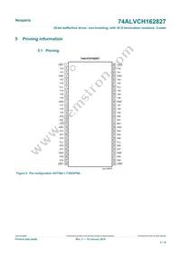 74ALVCH162827DGGS Datasheet Page 3