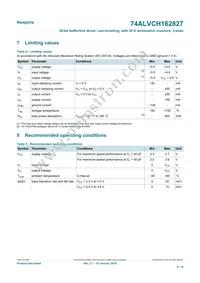 74ALVCH162827DGGS Datasheet Page 5