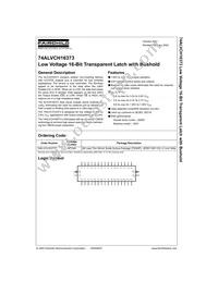 74ALVCH16373TX Datasheet Cover