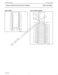 74ALVCH16500DGG:11 Datasheet Page 5