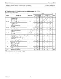 74ALVCH16500DGG:11 Datasheet Page 10