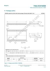 74ALVCH16500DGGS Datasheet Page 13