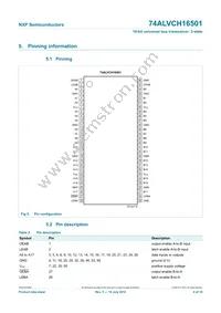 74ALVCH16501DGG:11 Datasheet Page 5