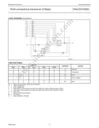 74ALVCH16600DGG:11 Datasheet Page 5