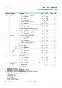 74ALVCH16600DGGS Datasheet Page 9