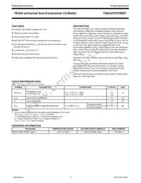 74ALVCH16601DGG Datasheet Page 3