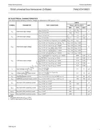 74ALVCH16601DGG Datasheet Page 8