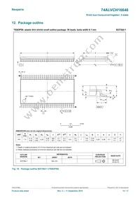 74ALVCH16646DGGS Datasheet Page 14