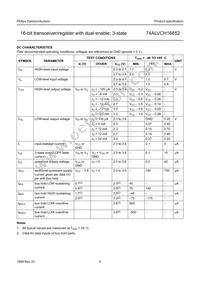 74ALVCH16652DGG:11 Datasheet Page 10