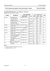 74ALVCH16652DGG:11 Datasheet Page 12