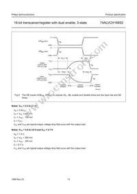 74ALVCH16652DGG:11 Datasheet Page 14