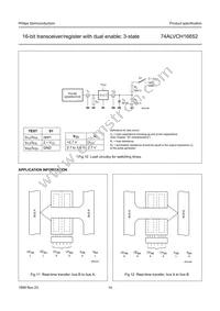 74ALVCH16652DGG:11 Datasheet Page 15