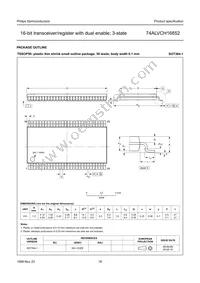 74ALVCH16652DGG:11 Datasheet Page 17