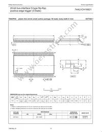 74ALVCH16821DGG:11 Datasheet Page 11