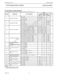 74ALVCH16823DGG Datasheet Page 7