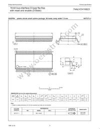 74ALVCH16823DGG Datasheet Page 10