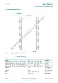 74ALVCH16841DGGS Datasheet Page 3