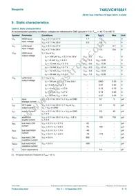 74ALVCH16841DGGS Datasheet Page 5