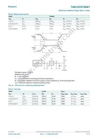 74ALVCH16841DGGS Datasheet Page 8