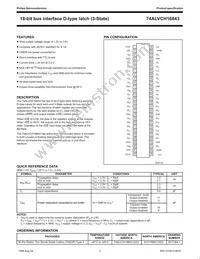 74ALVCH16843DGG:11 Datasheet Page 3