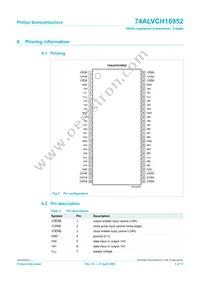74ALVCH16952DGG:11 Datasheet Page 6