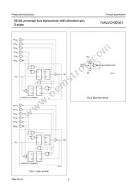 74ALVCH32501EC Datasheet Page 5