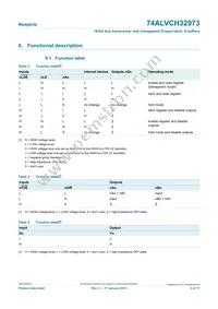 74ALVCH32973EC Datasheet Page 4