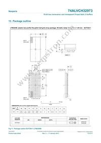 74ALVCH32973EC Datasheet Page 13