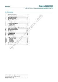 74ALVCH32973EC Datasheet Page 17