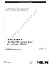 74ALVCHS16830DGB Datasheet Cover