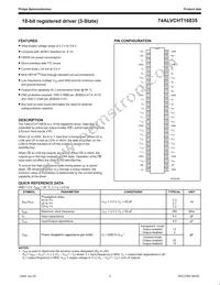 74ALVCHT16835DGV Datasheet Page 2