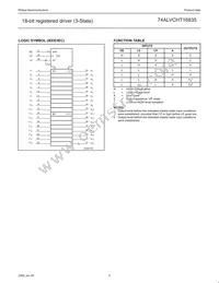 74ALVCHT16835DGV Datasheet Page 4