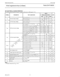 74ALVCHT16835DGV Datasheet Page 6