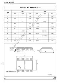 74ALVCR162245TTR Datasheet Page 8