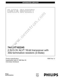 74ALVT162245DGG:51 Datasheet Page 2