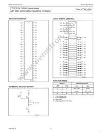 74ALVT162245DGG:51 Datasheet Page 4