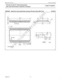 74ALVT162245DGG:51 Datasheet Page 10