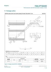74ALVT162245DL Datasheet Page 11