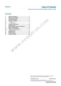 74ALVT162245DL Datasheet Page 16