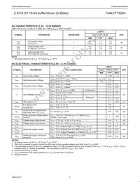 74ALVT16244DGG Datasheet Page 6