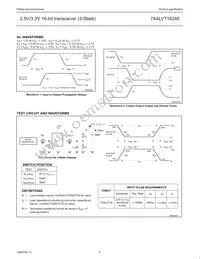 74ALVT16245DL Datasheet Page 9