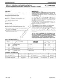 74ALVT162821DGG Datasheet Page 3