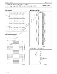 74ALVT162821DGG Datasheet Page 4