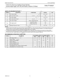 74ALVT162821DGG Datasheet Page 6