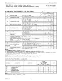 74ALVT162821DGG Datasheet Page 7