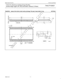 74ALVT162821DGG Datasheet Page 12