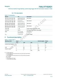 74ALVT162821DL Datasheet Page 5