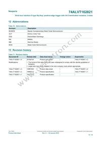 74ALVT162821DL Datasheet Page 15