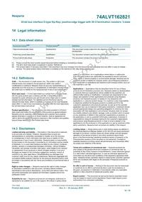 74ALVT162821DL Datasheet Page 16