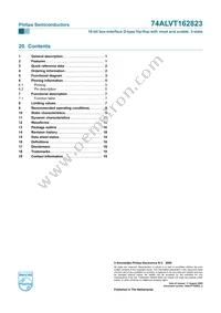 74ALVT162823DGG:11 Datasheet Page 21